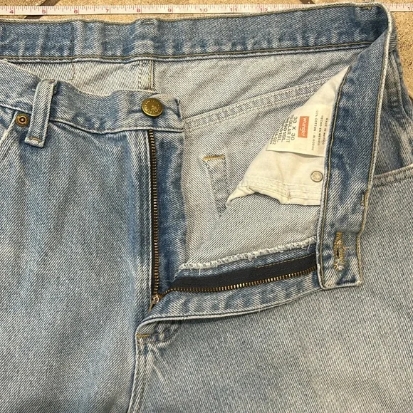 WRANGLER® FIVE STAR PREMIUM DENIM REGULAR FIT JEAN IN LT STONEWASH - Picture 10 of 13